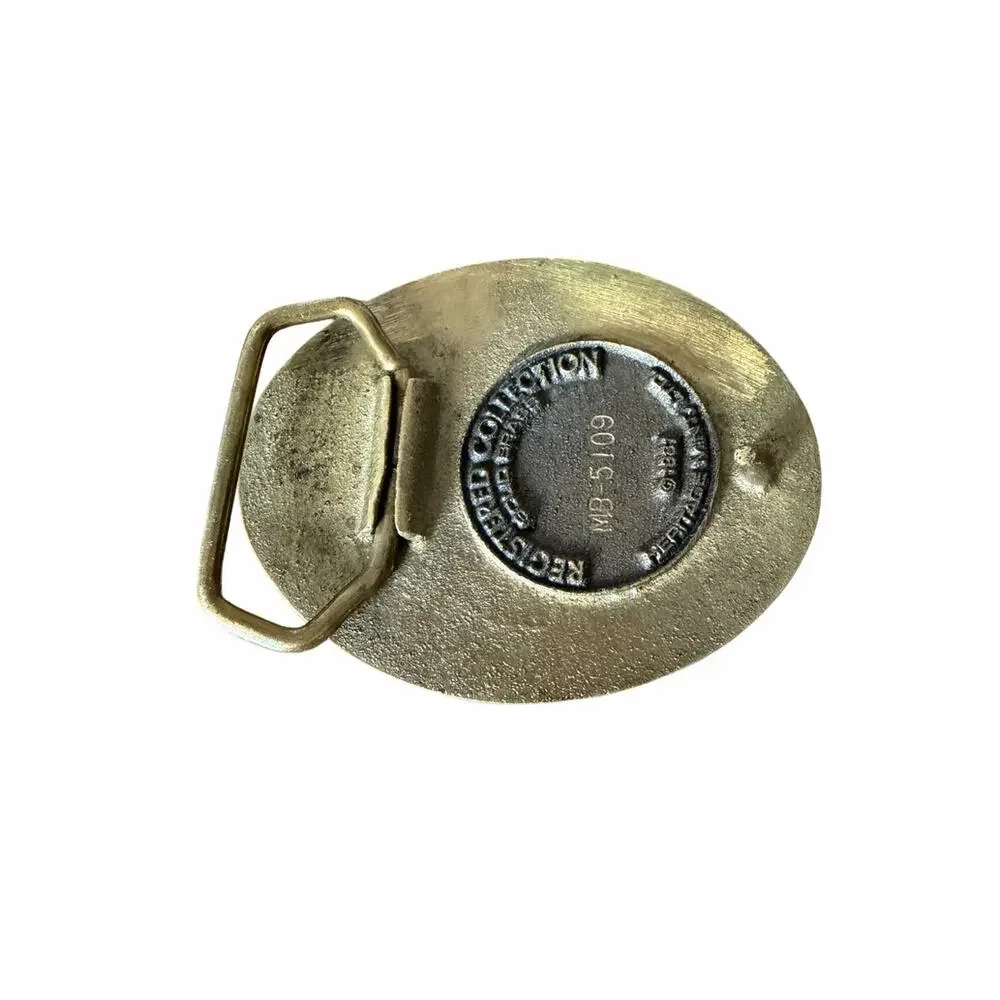 Georgia 1776 Solid Heritage Brass Belt Buckle Registered Collection MB-5109